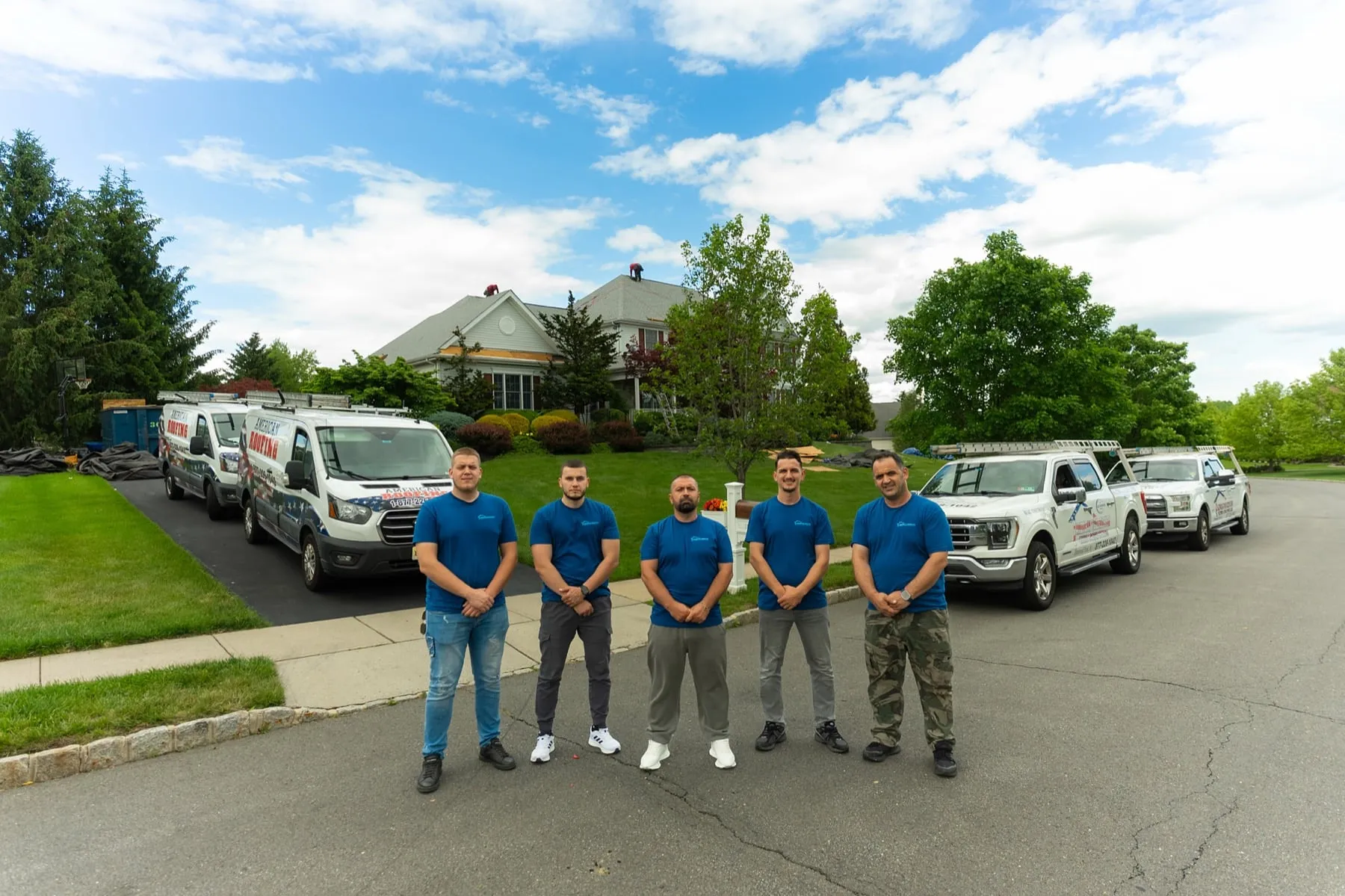 The American Roofing Pros crew serving Ewing, NJ
