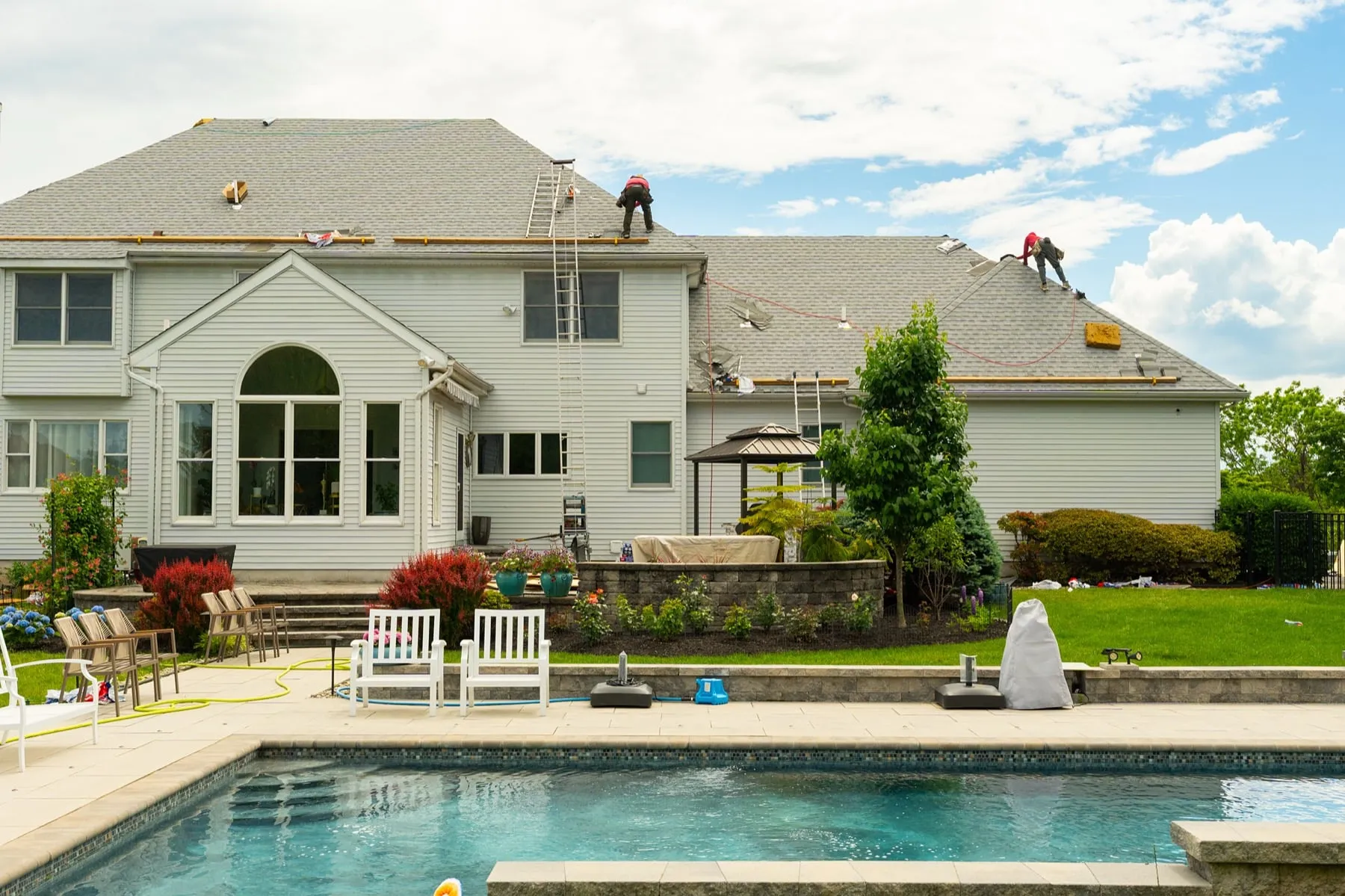 Roof replacement by American Roofing Pros near Haddon, NJ