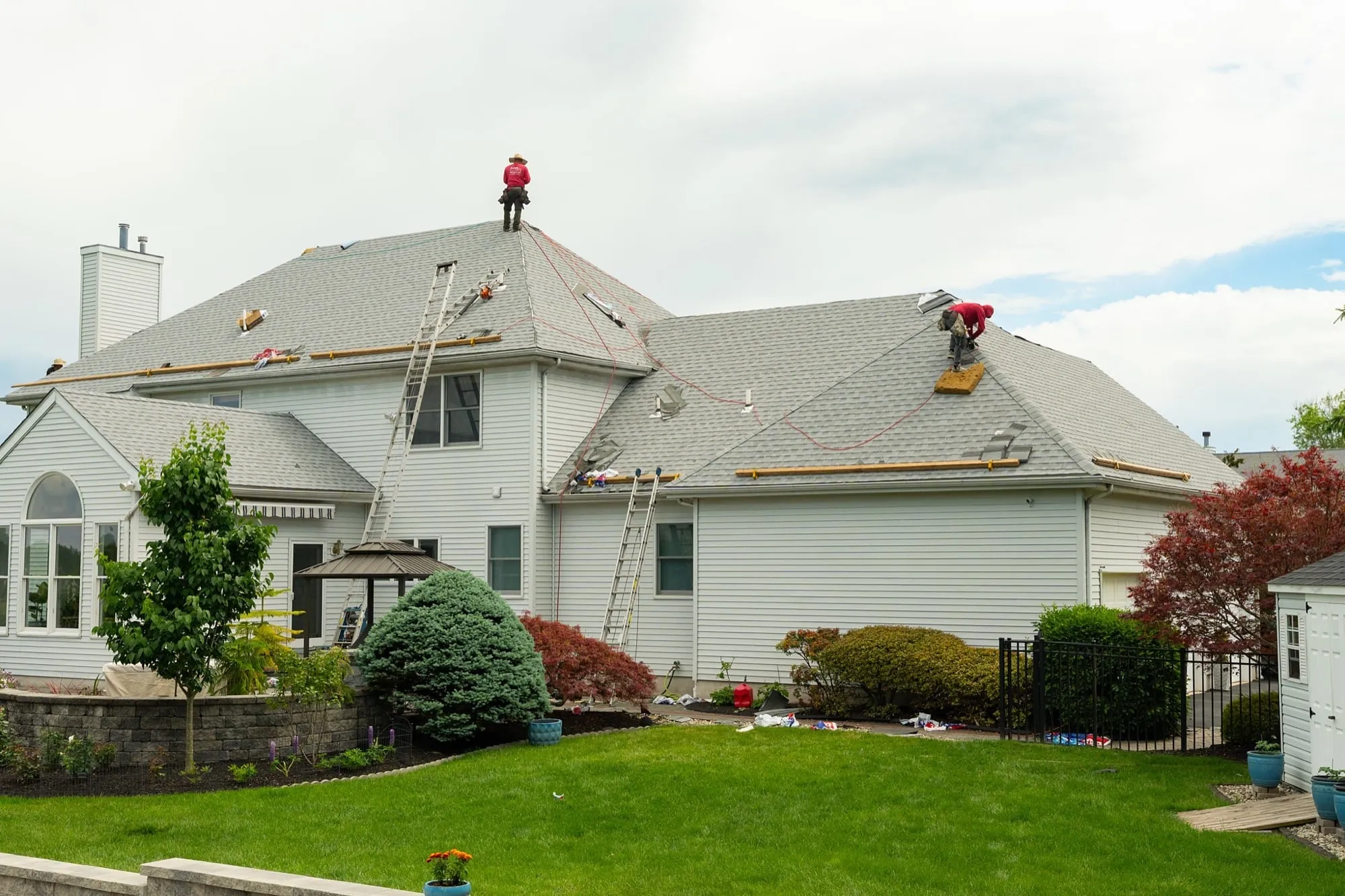 Roof replacement by American Roofing Pros near Lower, NJ