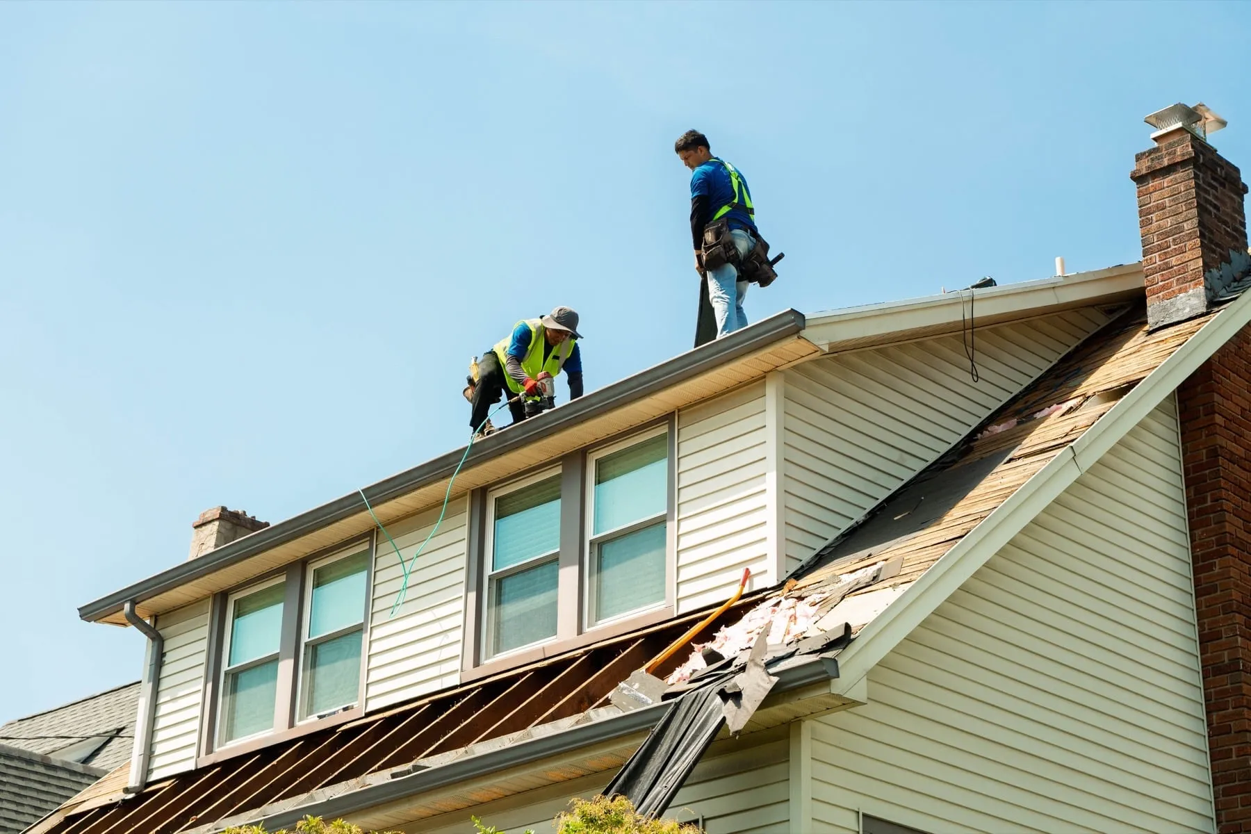 Roof replacement by American Roofing Pros near Berkeley, NJ