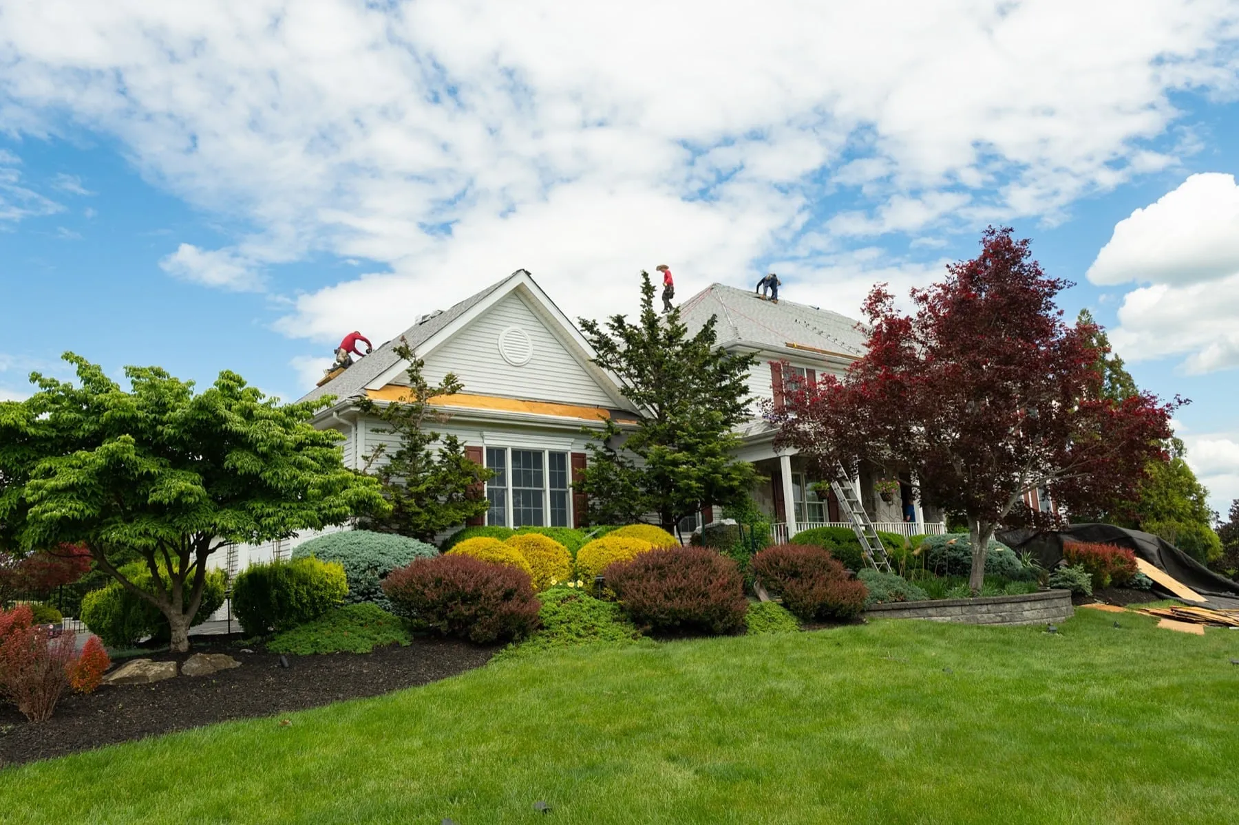 Roof replacement by American Roofing Pros near Demarest, NJ