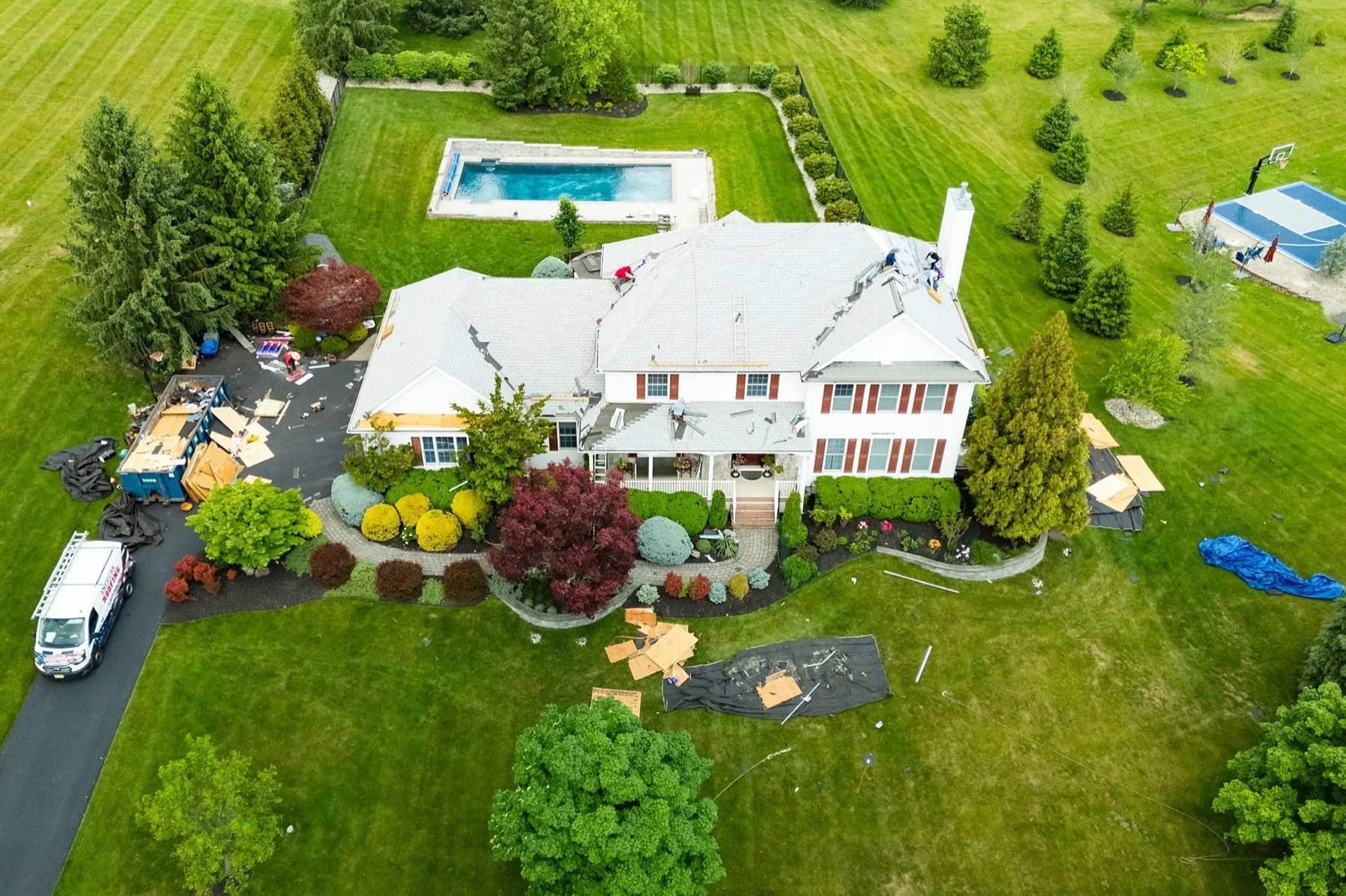 Roof replacement by American Roofing Pros near Berkeley, NJ