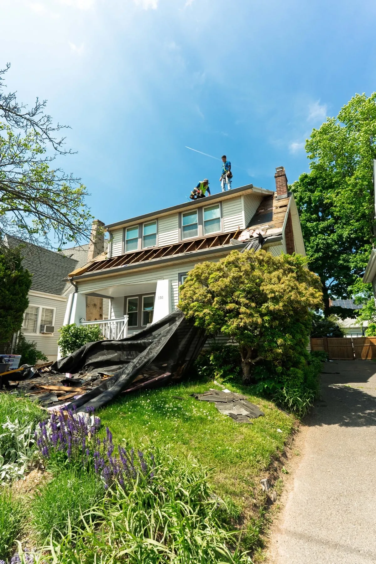 Tear-off by American Roofing Pros near Middle, NJ