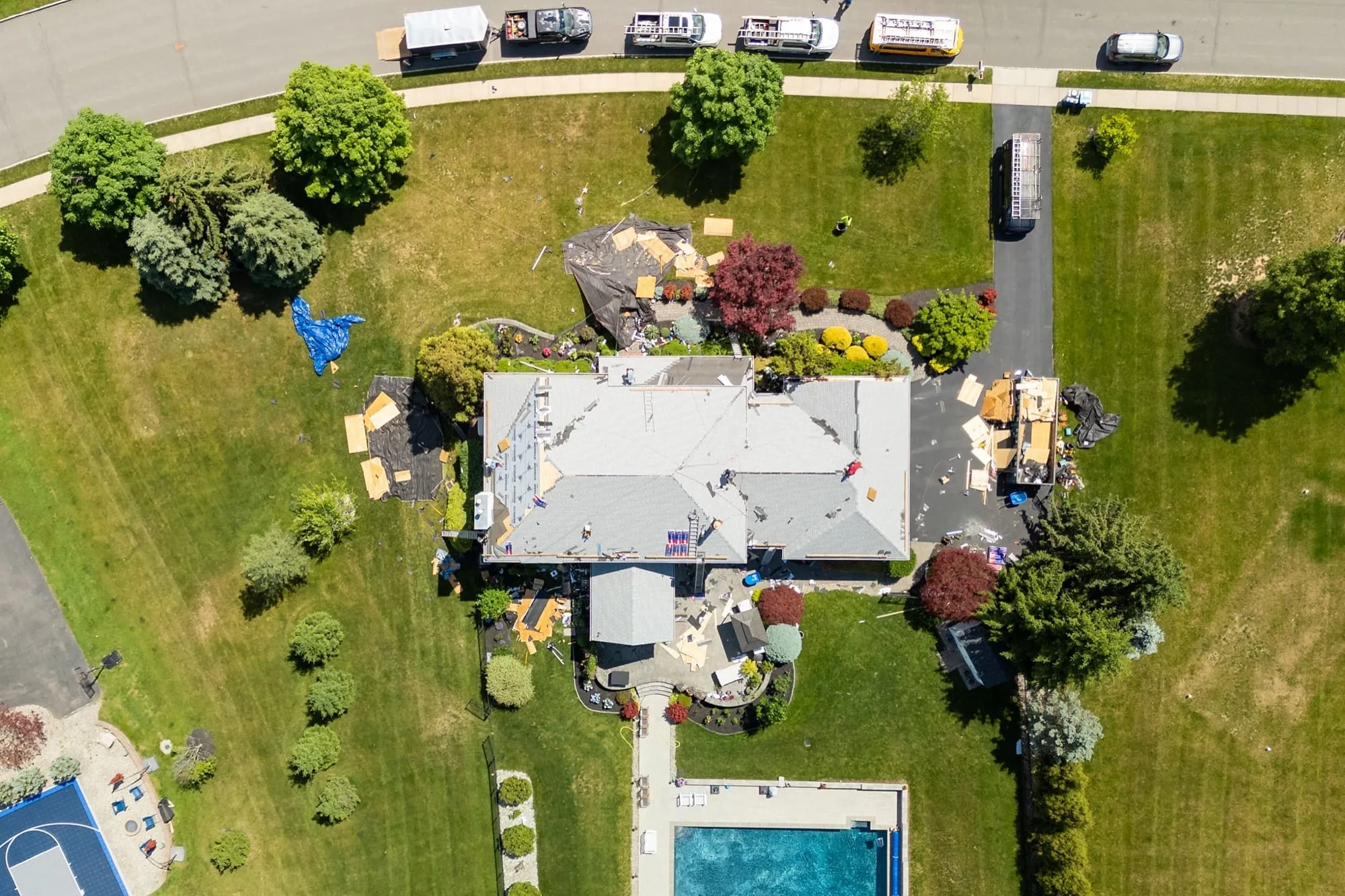 Tear-off by American Roofing Pros near Demarest, NJ
