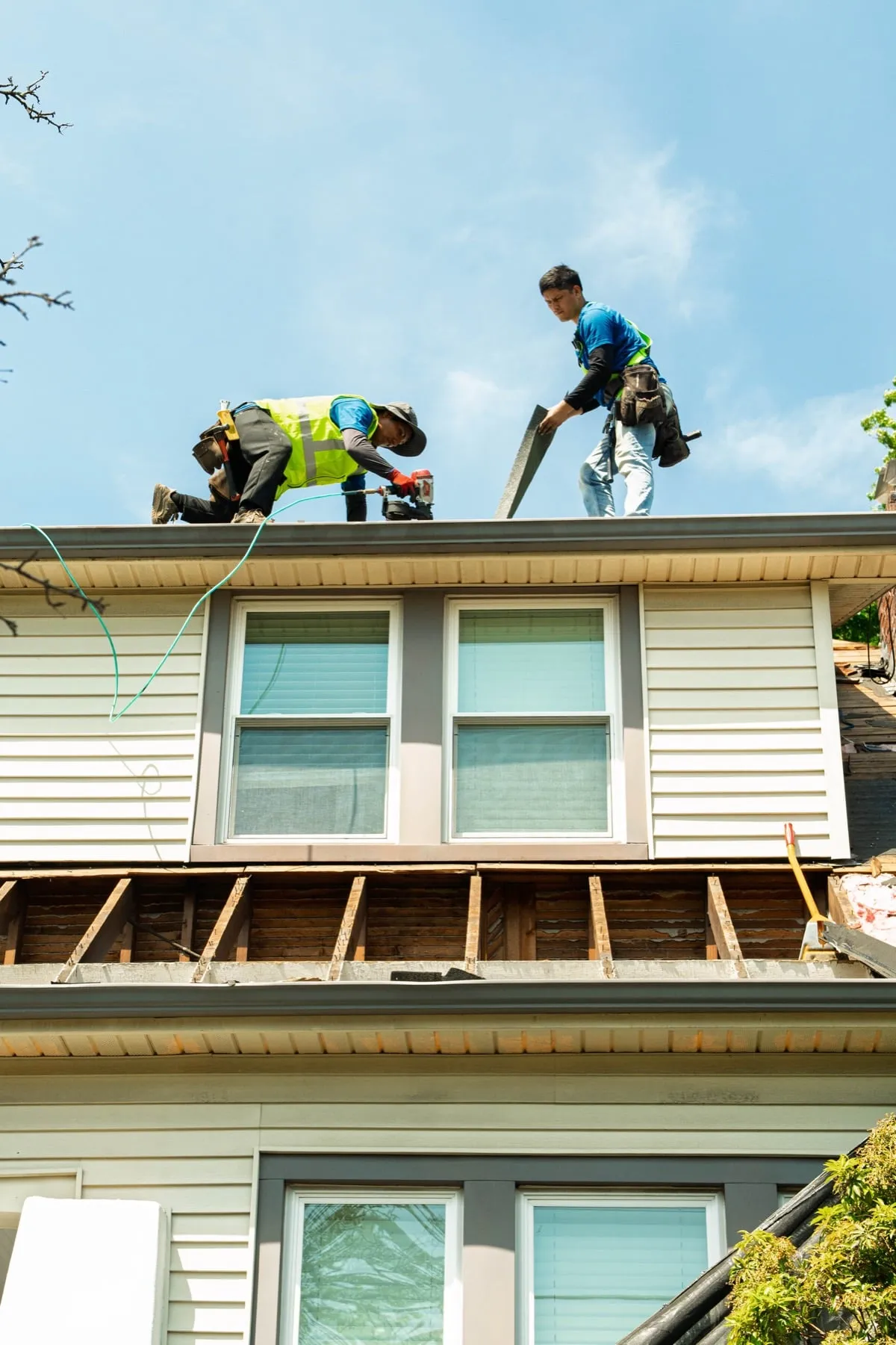 Roof repair by American Roofing Pros near Closter, NJ